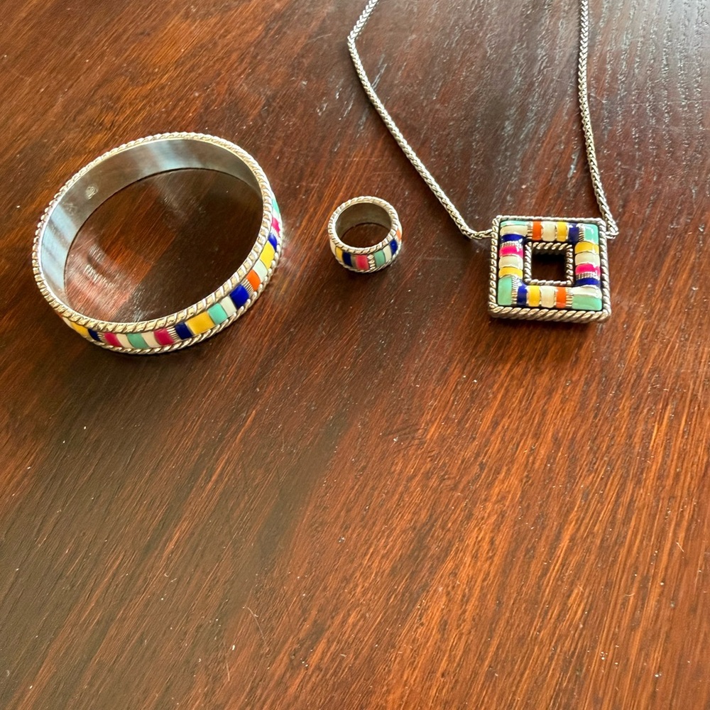 Brighton Multicolor Beaded Necklace Set